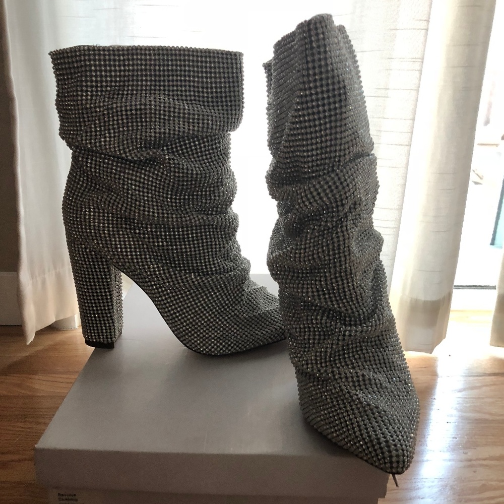 Crystal Chainmail Bootie